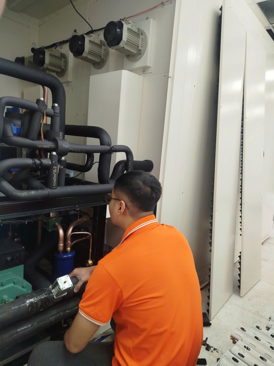 Hệ thống dàn lạnh tủ thử nghiệm môi trường nhiệt ẩm