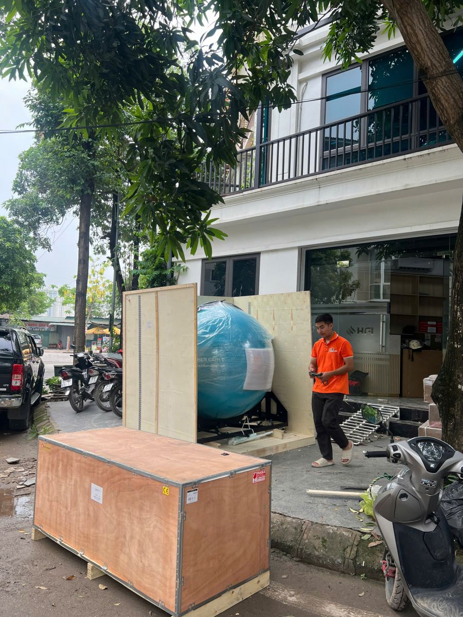 Hệ thống đo quang thông và quang phổ bằng quả cầu tích phân