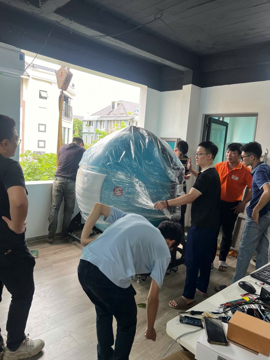 Hệ thống đo quang thông và quang phổ bằng quả cầu tích phân