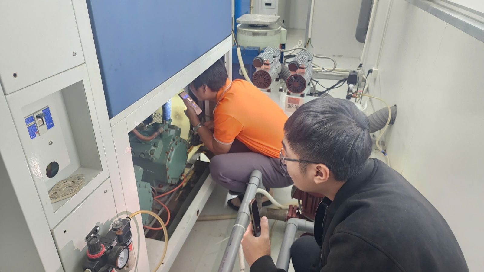 Hệ thống máy nén tủ thử nghiệm sốc nhiệt