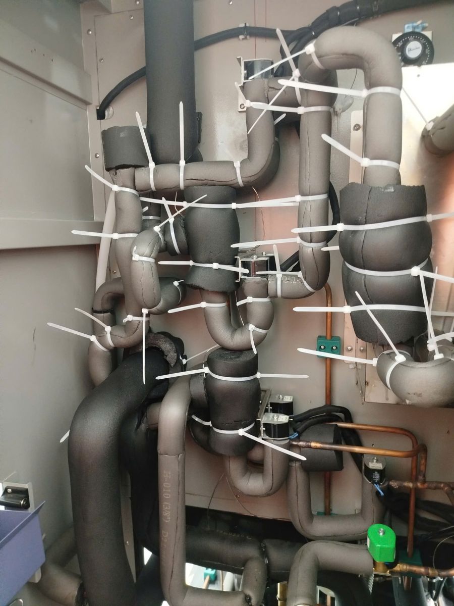 Kiểm tra lại hệ thống đường ống gas dàn lạnh trên chamber nhiệt ẩm