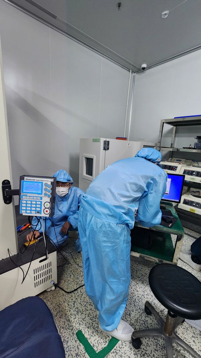 Kiểm tra kết nối giữa máy kéo nén và máy tính