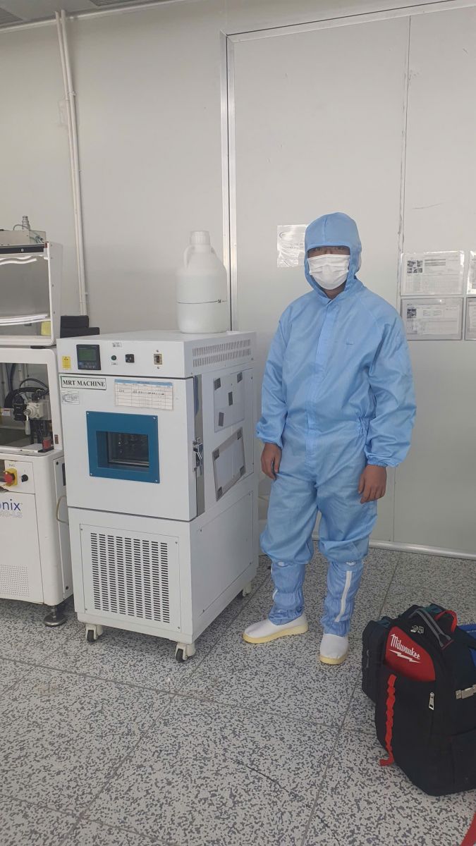 Kiểm tra thực tế tủ thử nghiệm nhiệt ẩm tại nhà máy khách hàng