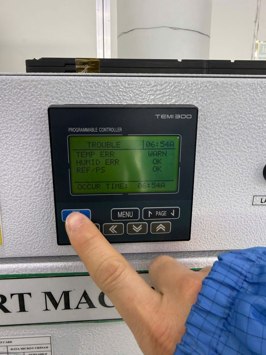Hiện trạng báo lỗi của tủ thử nghiệm nhiệt ẩm