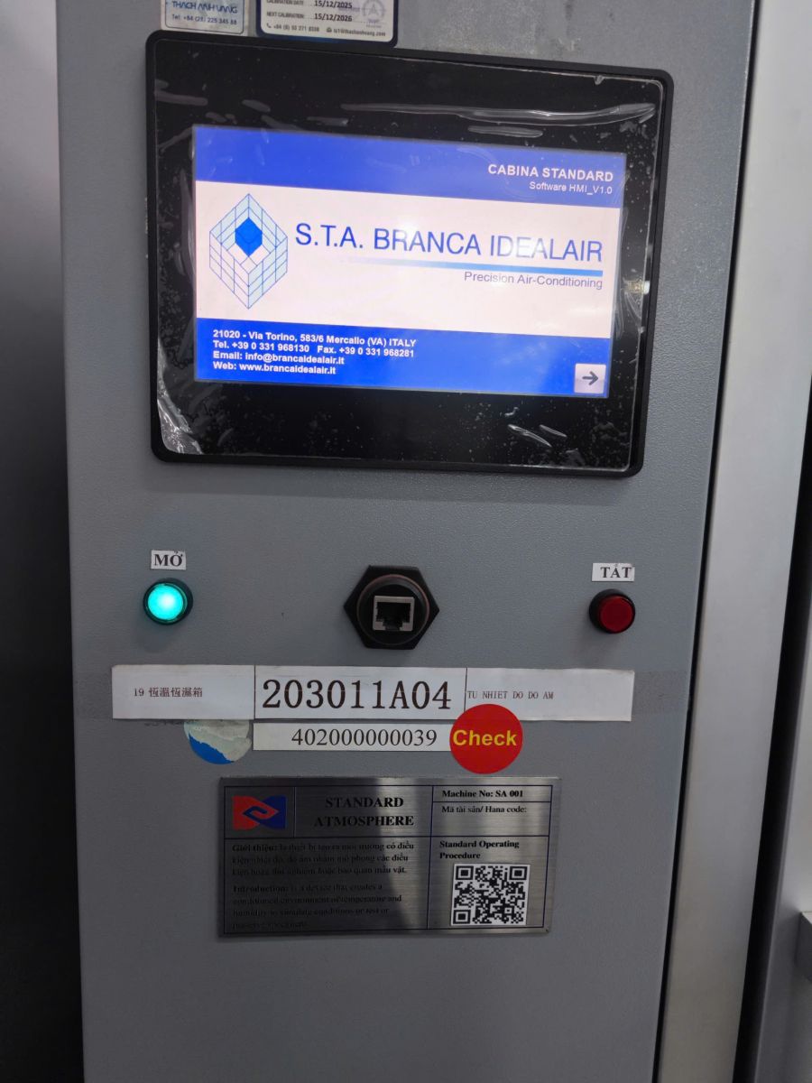 Kiểm tra hiện trạng hư hỏng của chamber