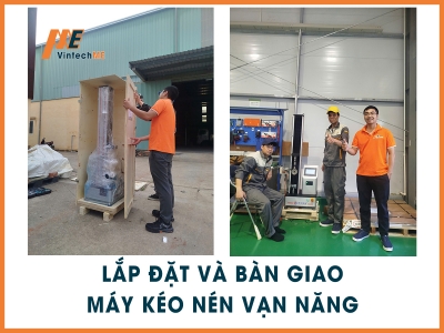 Lắp đặt và hướng dẫn vận hành máy thử nghiệm kéo nén vạn năng tại Hà Nội
