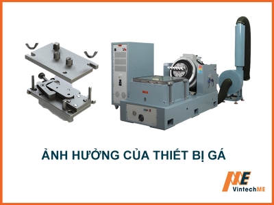 Ảnh hưởng của thiết bị gá trong thử nghiệm rung xóc