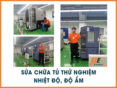Sửa chữa nạp gas cho tủ thử nghiệm nhiệt độ, độ ẩm tại Hải Phòng