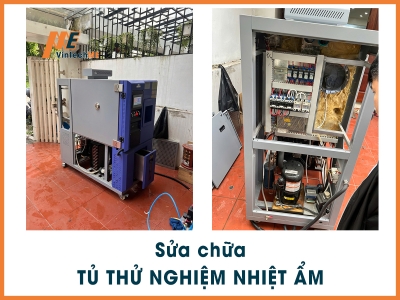 Sửa chữa tủ thử nghiệm nhiệt ẩm bị lỗi hiển thị dữ liệu tại Hà Nội