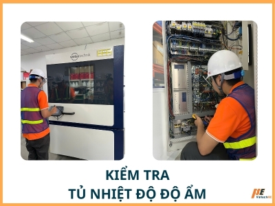 Kiểm tra tủ nhiệt độ độ ẩm tại KCN Tân Trường, Hải Dương