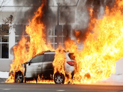 Thử nghiệm kiểm tra khả năng cháy của nội thất ôtô